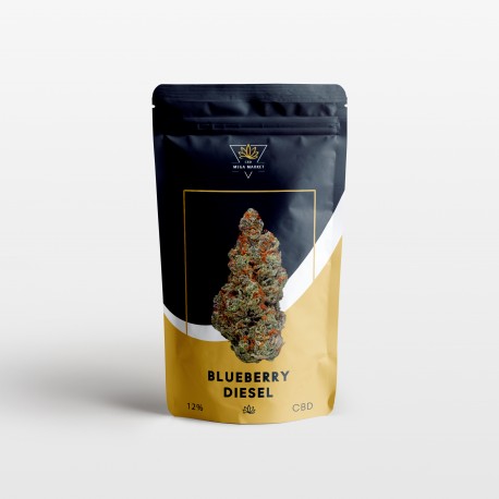 Bestes CBD zum Rauchen: Blueberry Diesel CBD