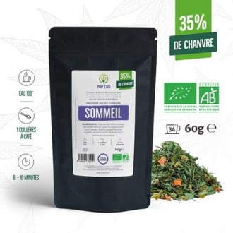 CBD bio Kräutertee "Schlaf" 60g - Pop CBD