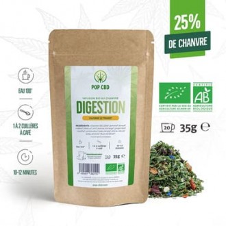 Infusion CBD bio "Digestion" 35g - Pop CBD