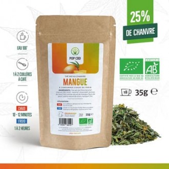 Organic Mango Tea 35g - Pop CBD