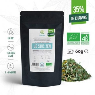 CBD Bio-Kräutertee "Ich bin zen" 60g - Pop CBD