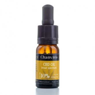 Huile de CBD 10 % Broad Spectrum Chanvréo