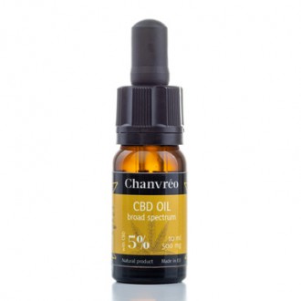 Huile de CBD 5 % Broad Spectrum Chanvréo