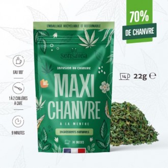 Infusion CBD bio " Menthe douce" 25g - Pop CBD