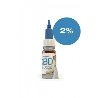 Huile de CBD pour chiens 2%