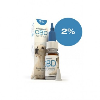 CBD-Öl für Hunde 2%.